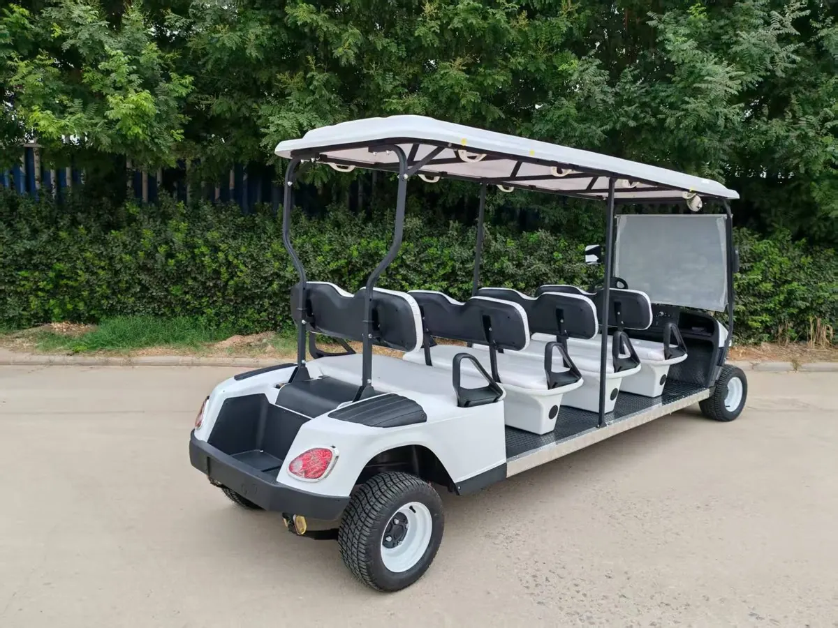 Four-Row 8-Seat Golf Cart