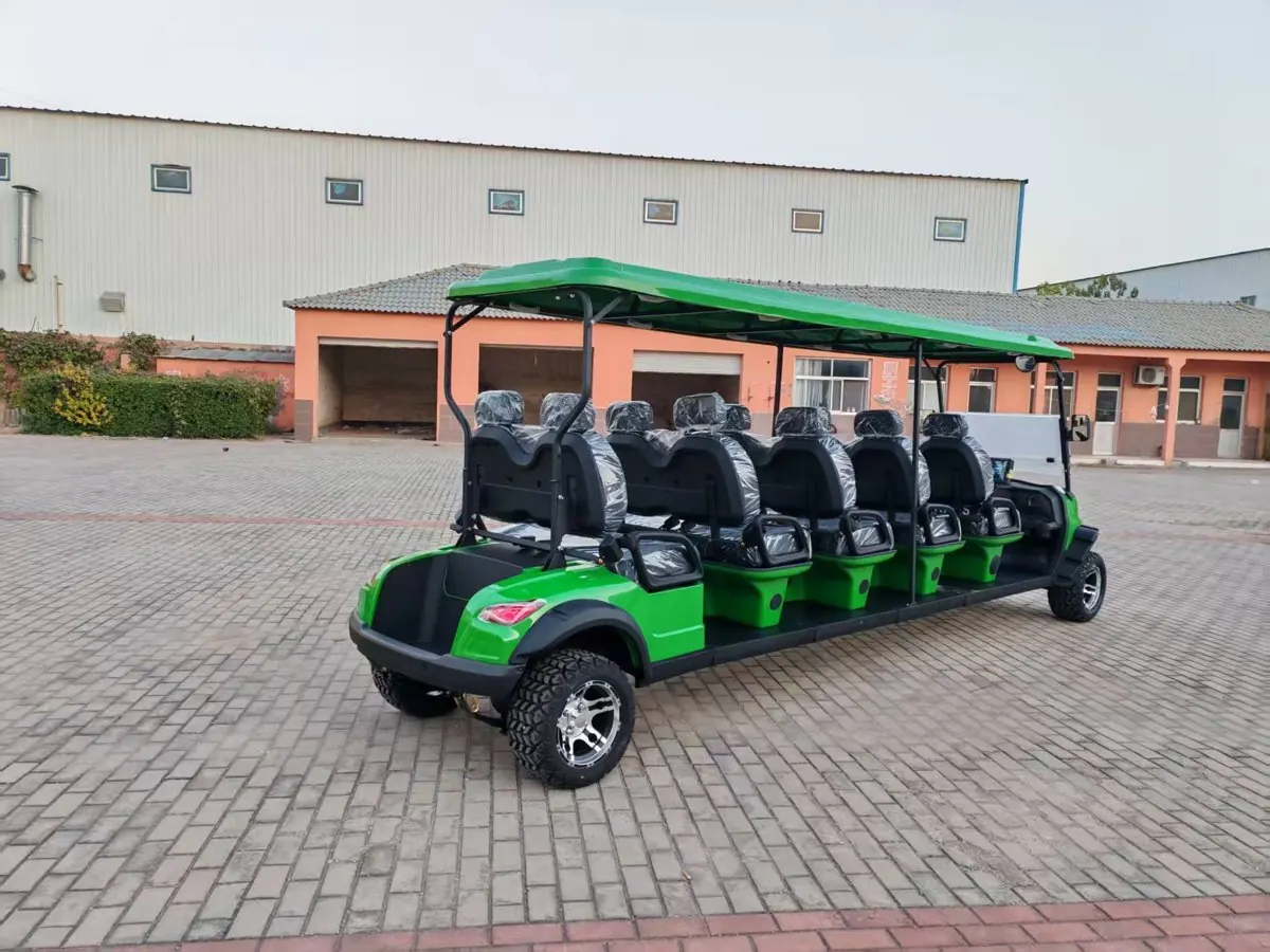 D Series Five-Row 10-Seat Golf Cart