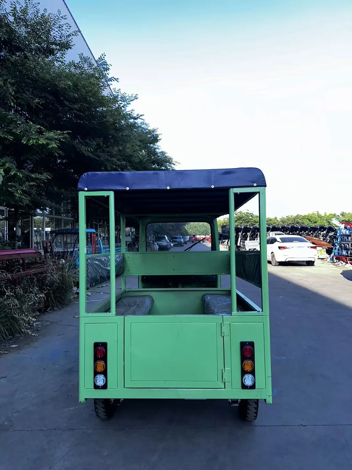 Green 1.6 Passenger-Cargo Electric TukTuk reference 3